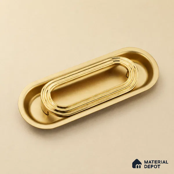 Ottr Zinc Stainless Steel Concealed Handle HA 00192 F PVD Gold Dual Tone Finish - 256mm | 2 Years Warranty