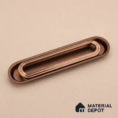 Ottr Zinc Stainless Steel Concealed Handle HA 00192 G Rose Gold Dual Tone Finish - 96mm | 2 Years Warranty