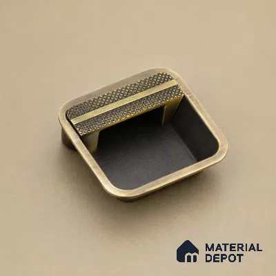 Ottr Zinc Concealed Handle HA 00193 L Antique Brass Finish - 224mm | 2 Years Warranty