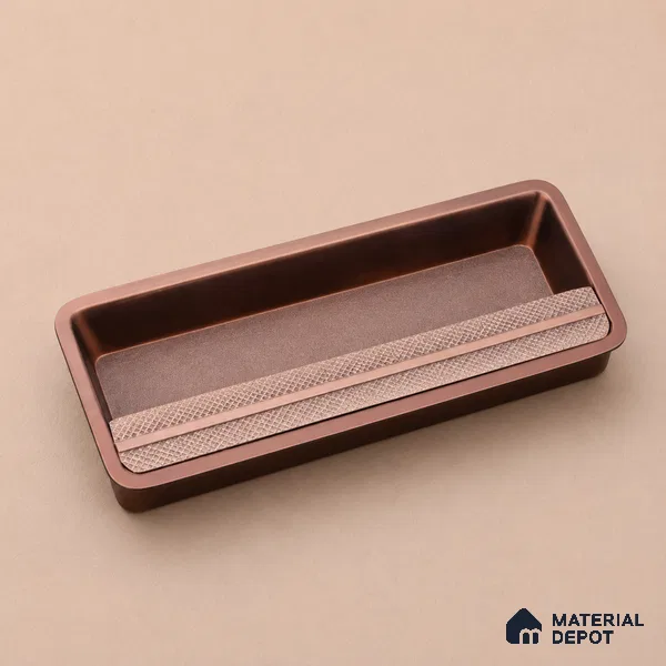 Ottr Zinc Concealed Handle HA 00193 G Rose Gold Dual Tone Finish - 160mm | 2 Years Warranty