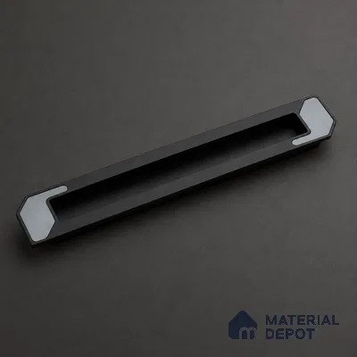 Ottr Zinc Concealed Handle HA 00194 E Black Dual Tone Finish - 160mm | 2 Years Warranty