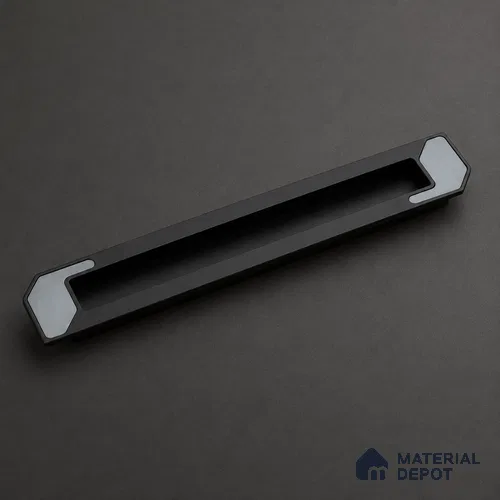 Ottr Zinc Concealed Handle HA 00194 D Black Dual Tone Finish - 96mm | 2 Years Warranty