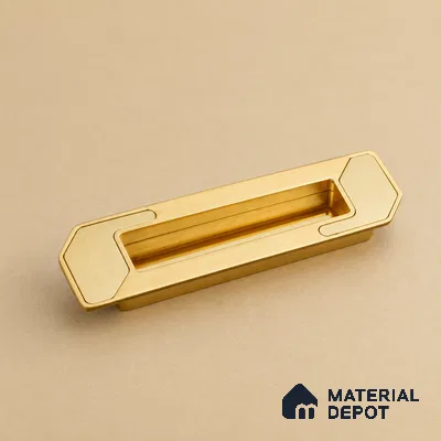 Ottr Zinc Concealed Handle HA 00194 B Gold Dual Tone Finish - 160mm | 2 Years Warranty
