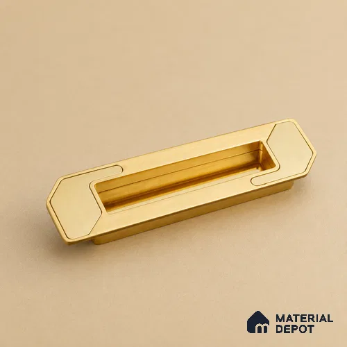 Ottr Zinc Concealed Handle HA 00194 Gold Dual Tone Finish - 96mm | 2 Years Warranty