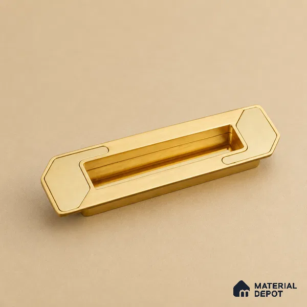 Ottr Zinc Concealed Handle HA 00194 Gold Dual Tone Finish - 96mm | 2 Years Warranty