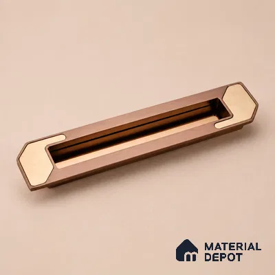 Ottr Zinc Concealed Handle HA 00194 H Rose Gold Dual Tone Finish - 160mm | 2 Years Warranty