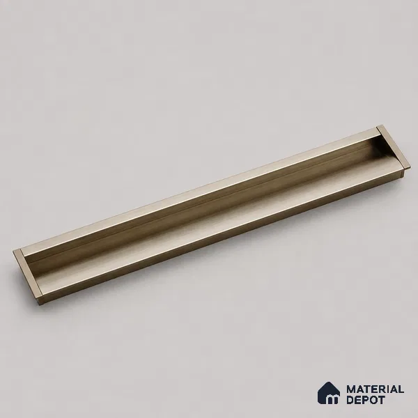 Ottr Aluminium Concealed Handle HA 00195 G Stainless Steel Finish - 320mm | 2 Years Warranty