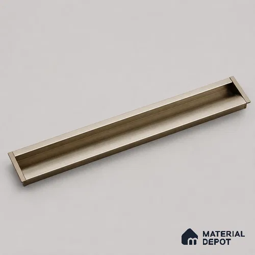 Ottr Aluminium Concealed Handle HA 00195 G Stainless Steel Finish - 320mm | 2 Years Warranty