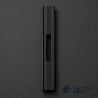 Ottr Aluminium Concealed Handle HA 00197 L Black Dual Tone Finish - 12in | 2 Years Warranty