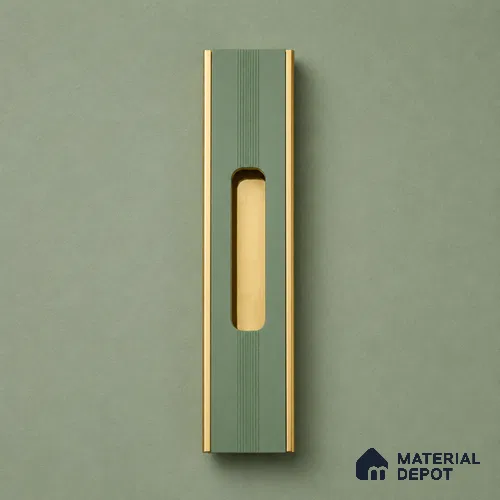 Ottr Aluminium Concealed Handle HA 00197 B Green PVD Gold Finish - 12in | 2 Years Warranty