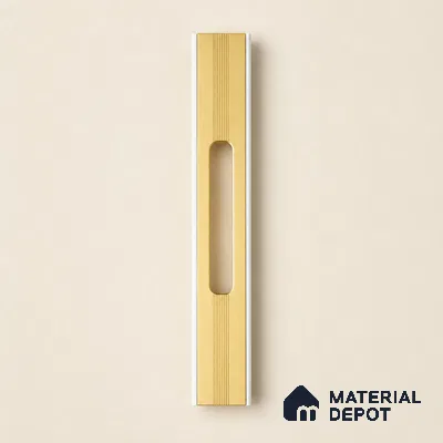 Ottr Aluminium Concealed Handle HA 00197 H PVD Gold White Finish - 18in | 2 Years Warranty