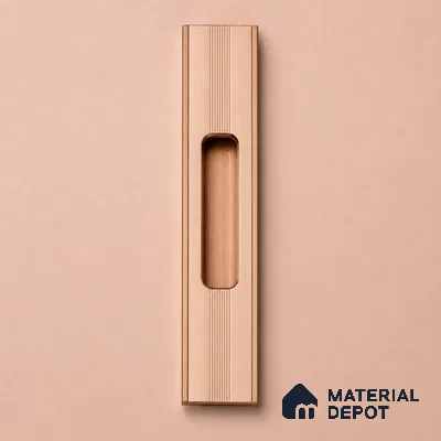 Ottr Aluminium Concealed Handle HA 00197 Q Rose Gold Dual Tone Finish - 12in | 2 Years Warranty