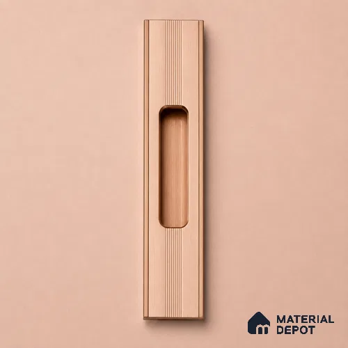 Ottr Aluminium Concealed Handle HA 00197 P Rose Gold Dual Tone Finish - 8in | 2 Years Warranty