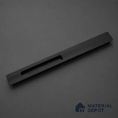 Ottr Aluminium Concealed Handle HA 00199 H Black Dual Tone Finish - 18in | 2 Years Warranty