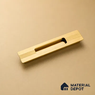 Ottr Aluminium Concealed Handle HA 00199 K PVD Gold Finish - 8in | 2 Years Warranty