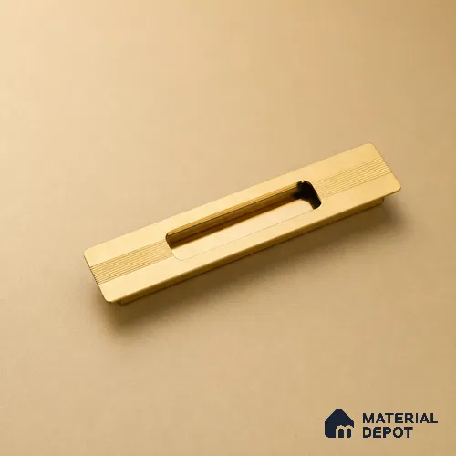Ottr Aluminium Concealed Handle HA 00199 K PVD Gold Finish - 8in | 2 Years Warranty