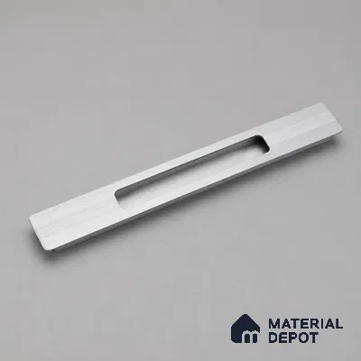 Ottr Aluminium Concealed Handle HA 00199 C Stainless Steel Chrome Finish - 18in | 2 Years Warranty