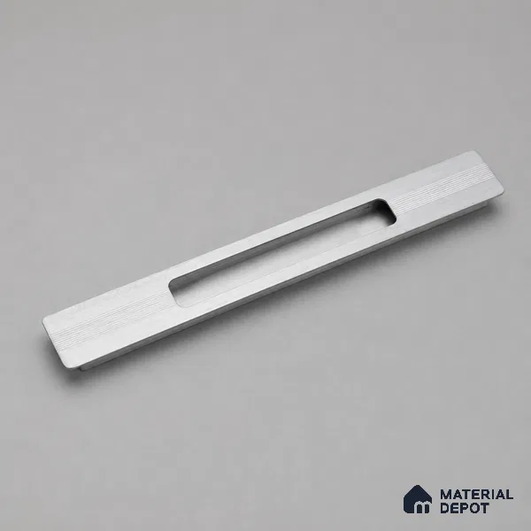 Ottr Aluminium Concealed Handle HA 00199 Stainless Steel Chrome Finish - 8in | 2 Years Warranty