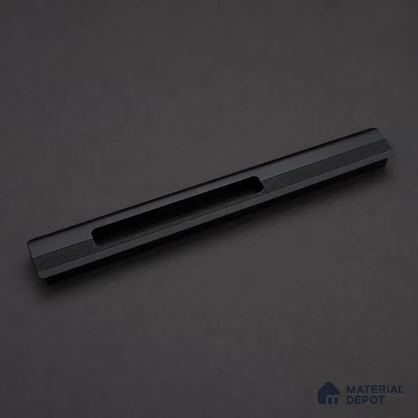 Ottr Aluminium Concealed Handle HA 00200 Black Dual Tone Finish - 8in | 2 Years Warranty