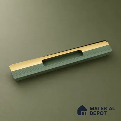 Ottr Aluminium Concealed Handle HA 00200 O PVD Gold Green Finish - 36in | 2 Years Warranty