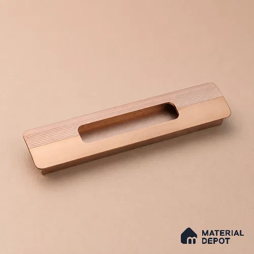Ottr Aluminium Concealed Handle HA 00200 G Rose Gold Finish - 12in | 2 Years Warranty