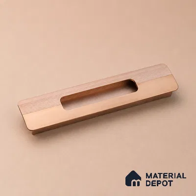 Ottr Aluminium Concealed Handle HA 00200 I Rose Gold Finish - 24in | 2 Years Warranty