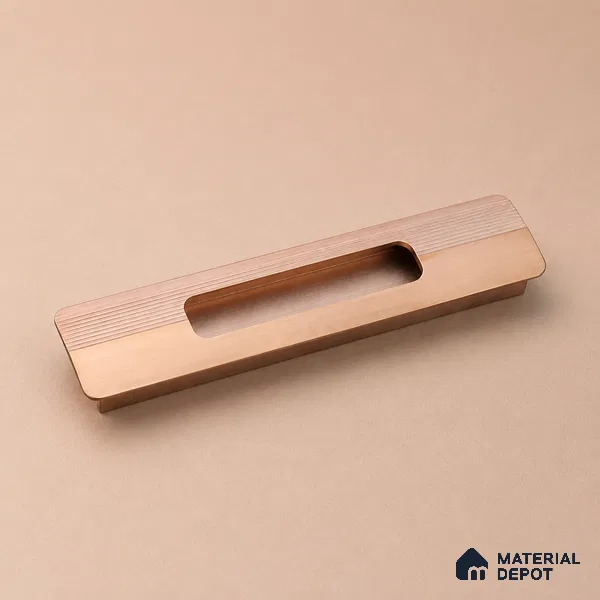 Ottr Aluminium Concealed Handle HA 00200 F Rose Gold Finish - 8in | 2 Years Warranty