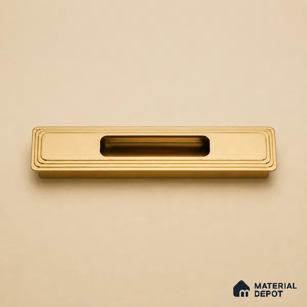 Ottr Aluminium Concealed Handle HA 00201 H PVD Gold Finish - 18in | 2 Years Warranty