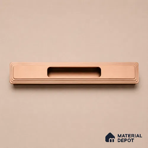 Ottr Aluminium Concealed Handle HA 00201 K PVD Rose Gold Finish - 8in | 2 Years Warranty