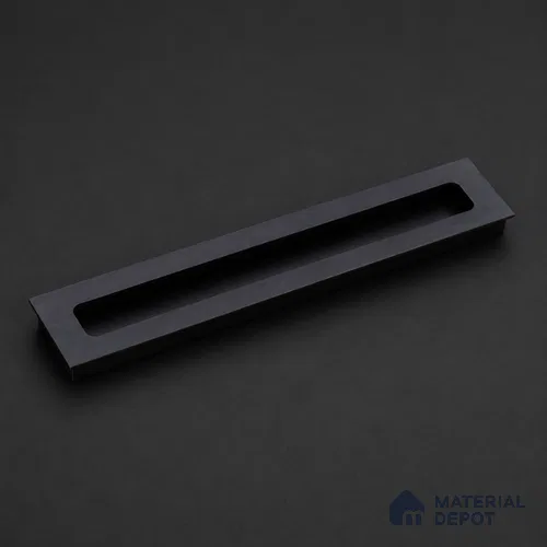 Ottr Aluminium Concealed Handle HA 00202 D Black Finish - 288mm | 2 Years Warranty