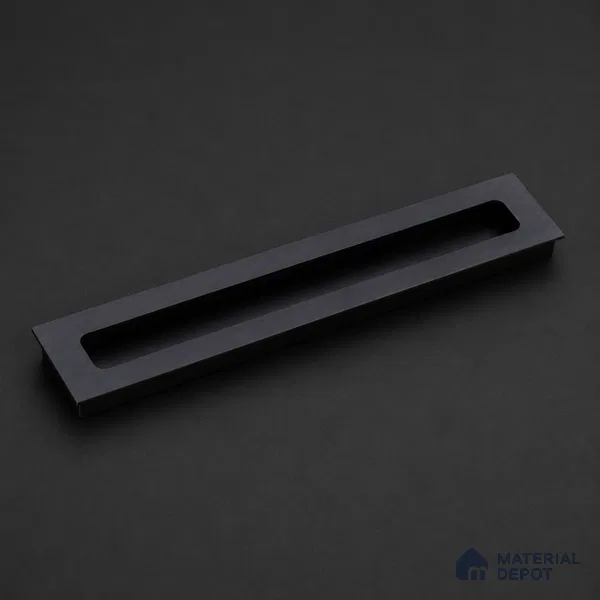 Ottr Aluminium Concealed Handle HA 00202 Black Finish - 96mm | 2 Years Warranty