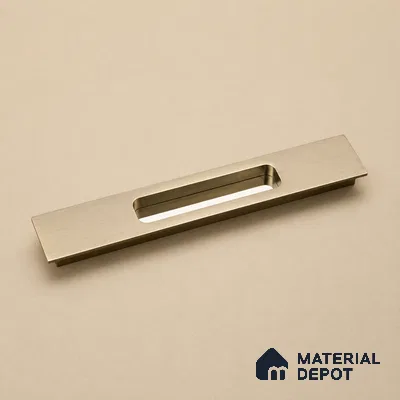Ottr Aluminium Concealed Handle HA 00203 I Stainless Steel Chrome Finish - 24in | 2 Years Warranty