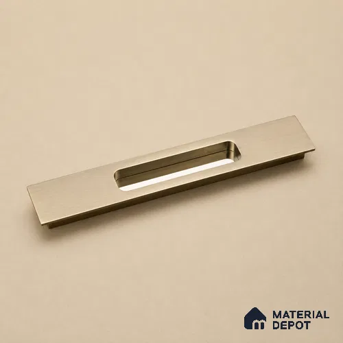 Ottr Aluminium Concealed Handle HA 00203 I Stainless Steel Chrome Finish - 24in | 2 Years Warranty