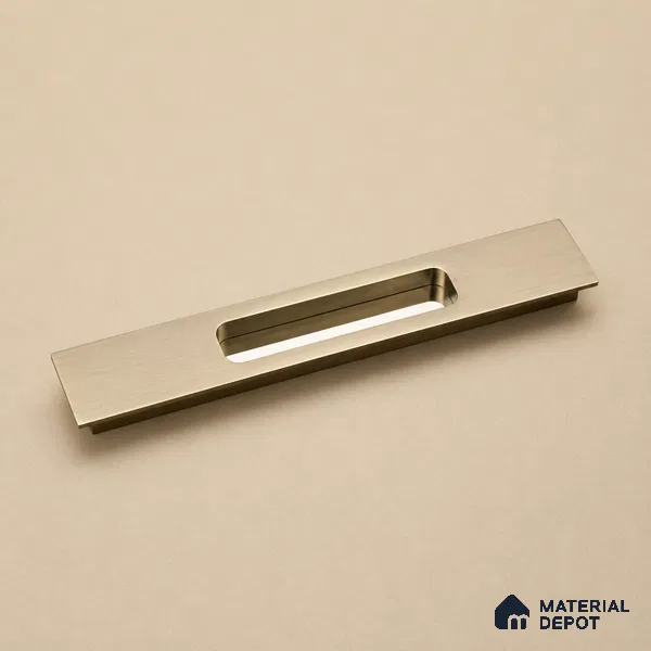 Ottr Aluminium Concealed Handle HA 00203 J Stainless Steel Chrome Finish - 36in | 2 Years Warranty
