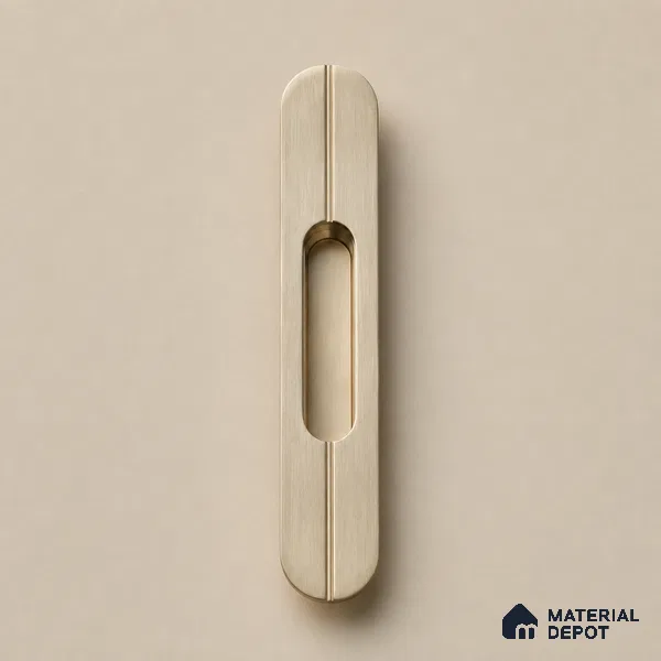 Ottr Aluminium Concealed Handle HA 00204 Q Grey Chrome Finish - 12in | 2 Years Warranty