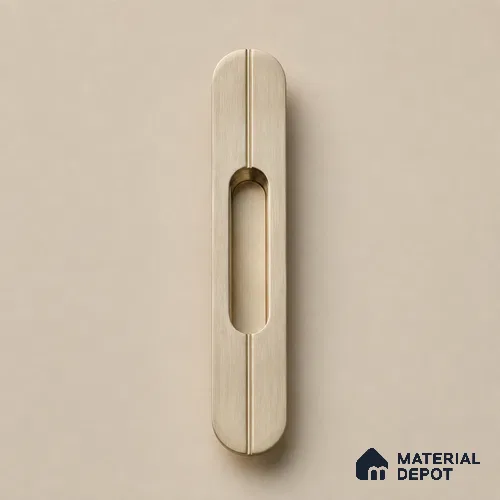 Ottr Aluminium Concealed Handle HA 00204 S Grey Chrome Finish - 24in | 2 Years Warranty