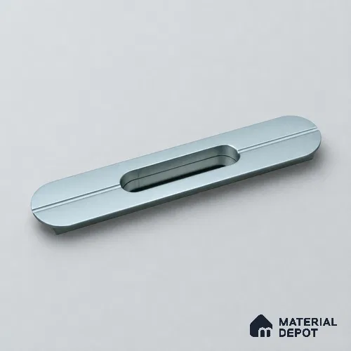 Ottr Aluminium Concealed Handle HA 00204 F Stainless Steel Chrome Finish - 8in | 2 Years Warranty