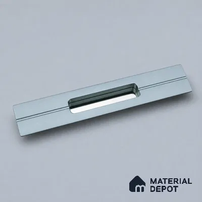 Ottr Aluminium Concealed Handle HA 00205 R Grey Chrome Finish - 18in | 2 Years Warranty