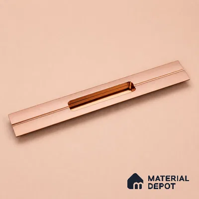 Ottr Aluminium Concealed Handle HA 00205 O Rose Gold Dual Tone Finish - 36in | 2 Years Warranty