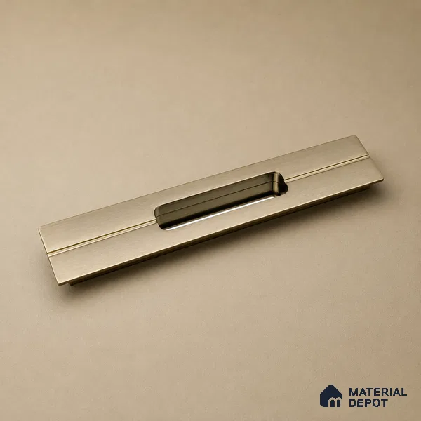 Ottr Aluminium Concealed Handle HA 00205 I Stainless Steel Chrome Finish - 24in | 2 Years Warranty