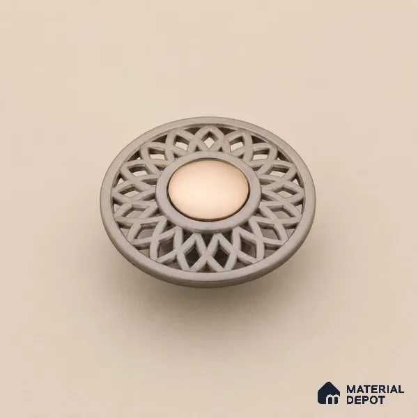 Ottr Zinc Knob HA 00208 Stainless Steel PVD Rose Gold Finish - Standard | 2 Years Warranty