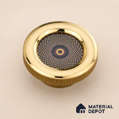 Ottr Zinc Knob HA 00209 PVD Gold Finish - Standard | 2 Years Warranty