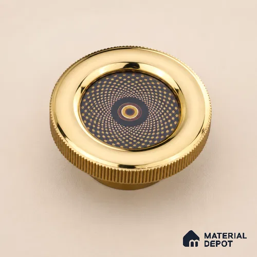 Ottr Zinc Knob HA 00209 PVD Gold Finish - Standard | 2 Years Warranty