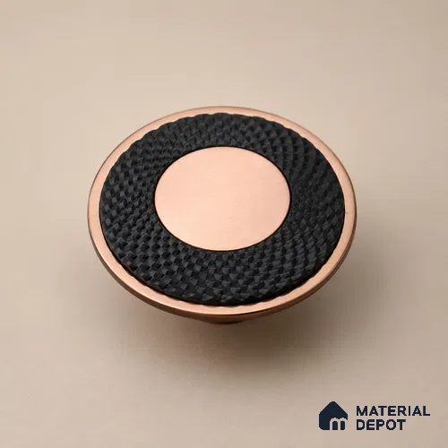 Ottr Zinc Knob HA 00211 Gold Black PVD Rose Gold Finish - Standard | 2 Years Warranty