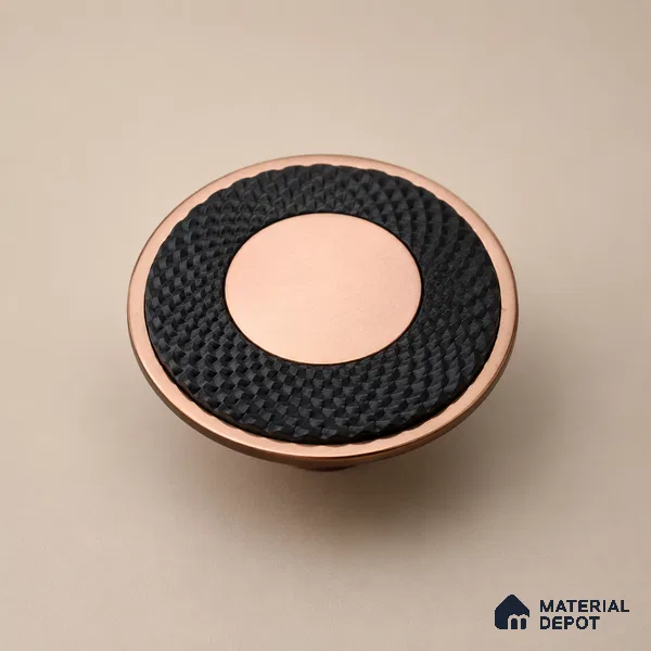 Ottr Zinc Knob HA 00211 Gold Black PVD Rose Gold Finish - Standard | 2 Years Warranty