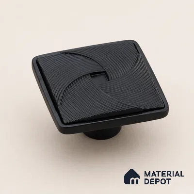 Ottr Zinc Knob HA 00212 C Black Dual Tone Finish - Standard | 2 Years Warranty