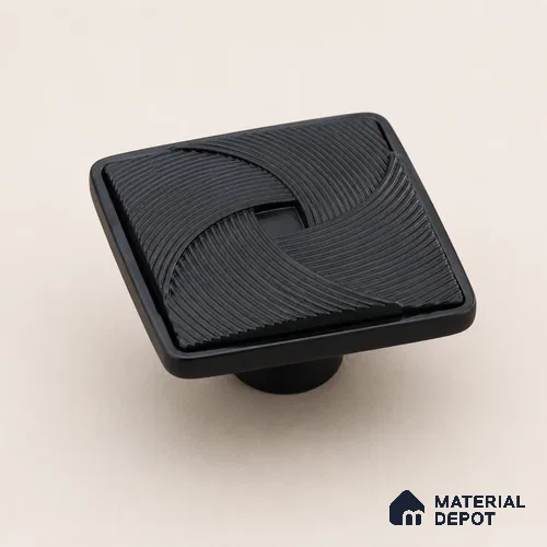 Ottr Zinc Knob HA 00212 C Black Dual Tone Finish - Standard | 2 Years Warranty