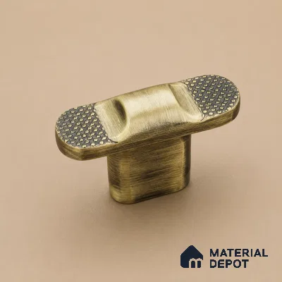 Ottr Zinc Knob HA 00213 C Antique Brass Finish - Standard | 2 Years Warranty