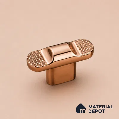 Ottr Zinc Knob HA 00213 B Rose Gold Finish - Standard | 2 Years Warranty