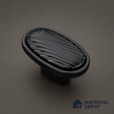 Ottr Zinc Knob HA 00214 B Black Dual Tone Finish - Standard | 2 Years Warranty